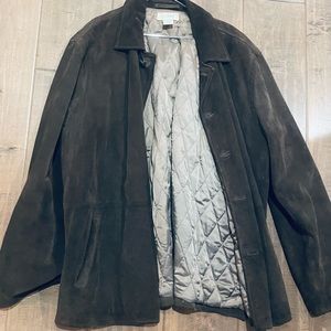 Brown J Crew Suede Jacket